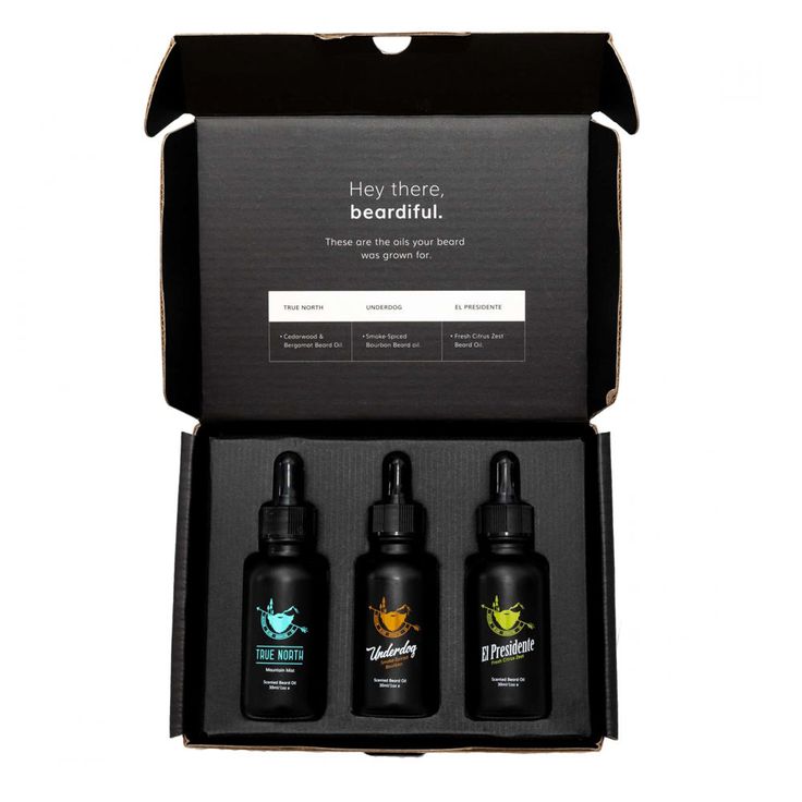 Beard Oil Boxes