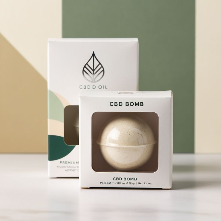 Custom CBD Bath Bomb Boxes