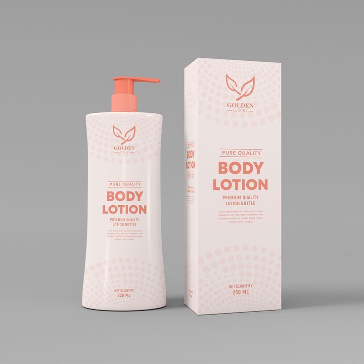 Custom Design Glossy Lotion Boxes
