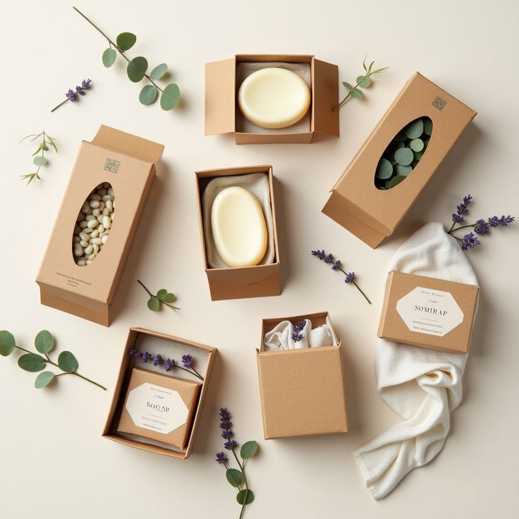 Custom Kraft Soap Boxes