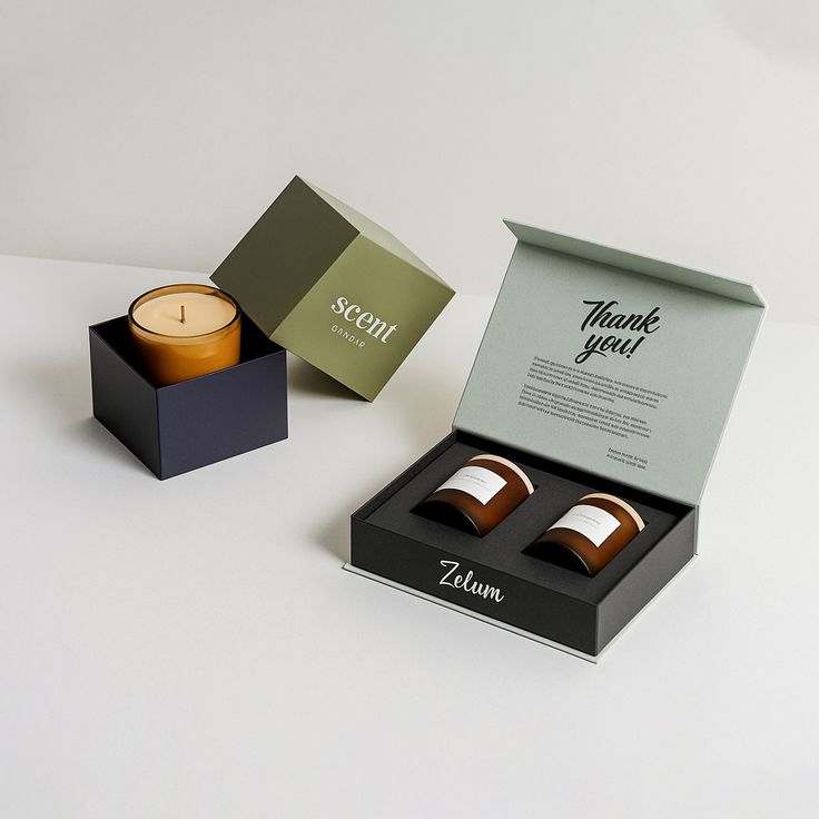 Custom Regular Candle Boxes with logo