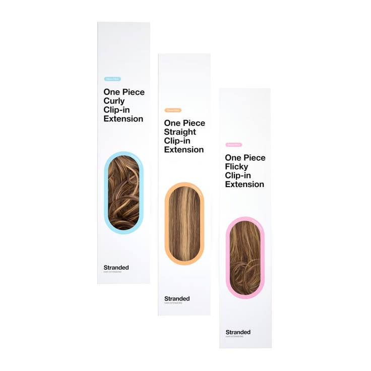 Hair Extension Boxes With Window with logo