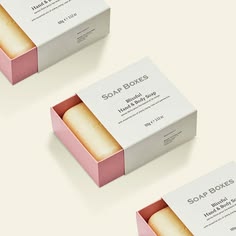 Lid and Tray Soap Boxes