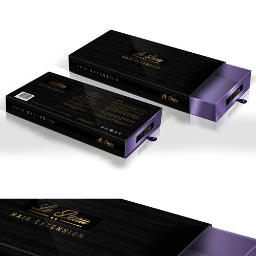 Sleeve Tray Hair Extension Boxes