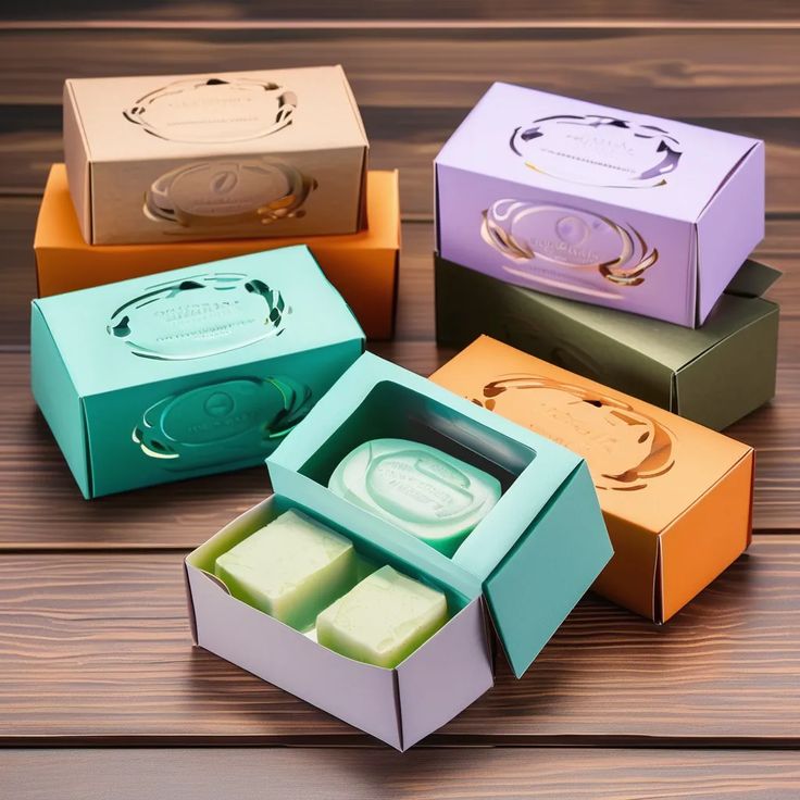 Soap Boxes with Die Cut Window