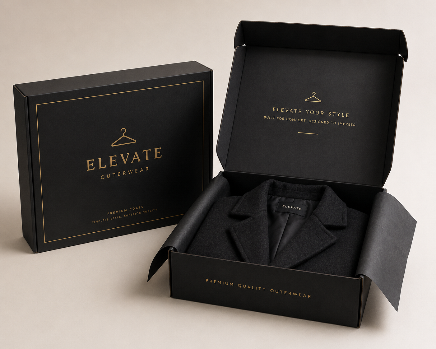 Custom Apparel Boxes For Coat