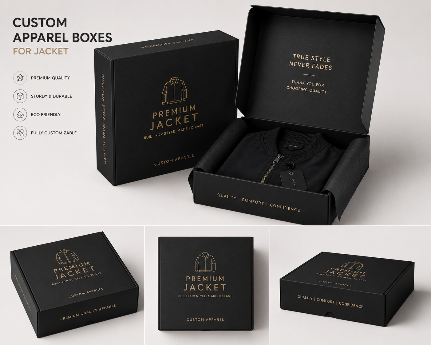 Custom Apparel Boxes for Jacket