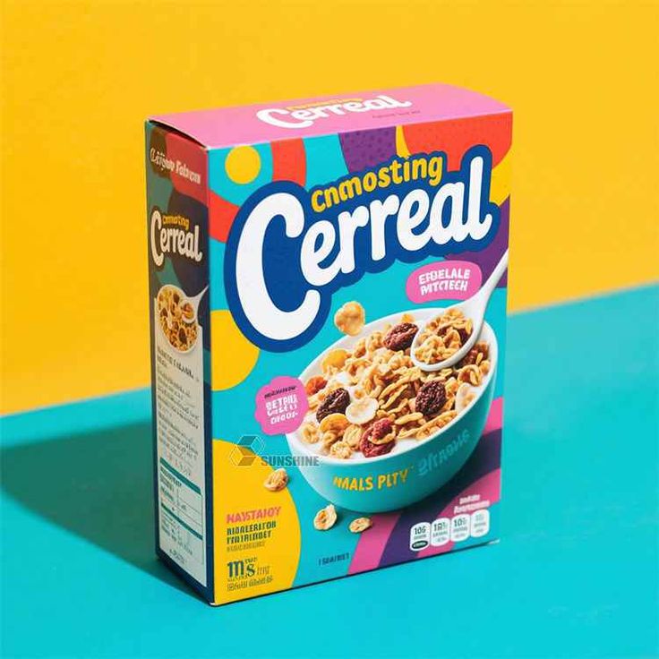 Custom Boxboard Cereal Boxes