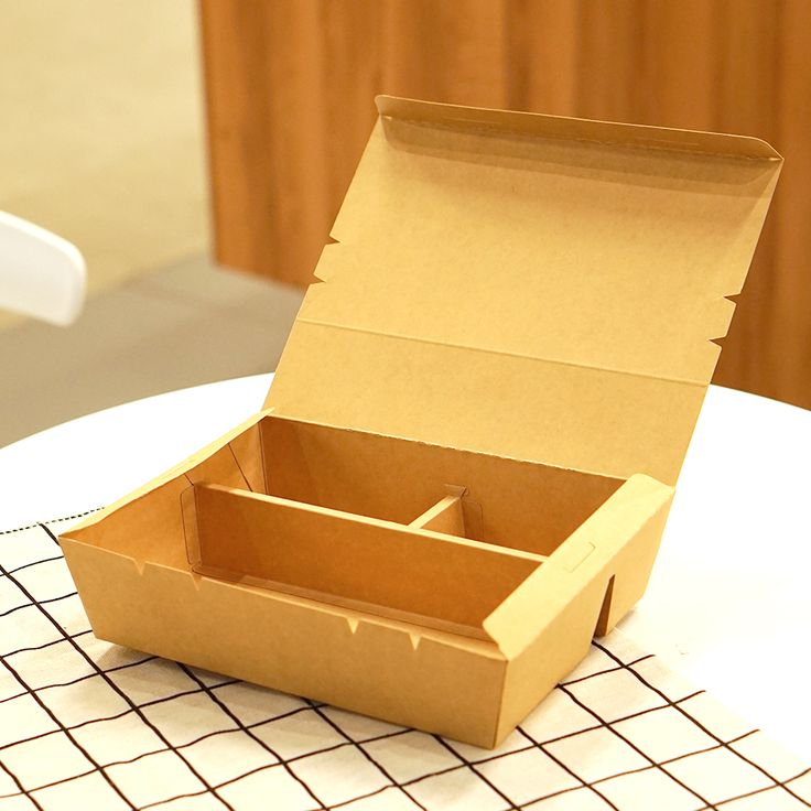 Custom Design Kraft Food Bo