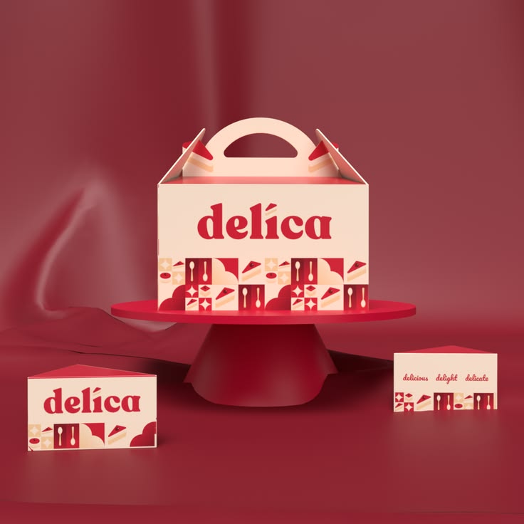 Custom Handled Takeout Box