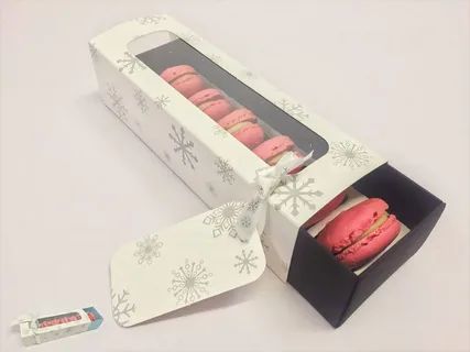 Custom Kraft Biodegradable Macaron Boxes