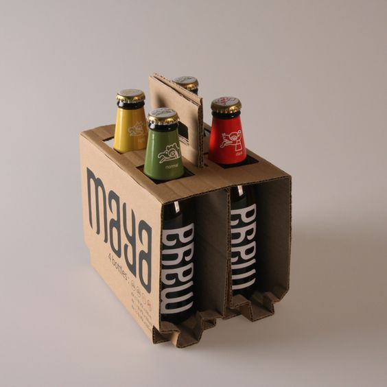 Custom Kraft Eco Friendly Beverages Bo