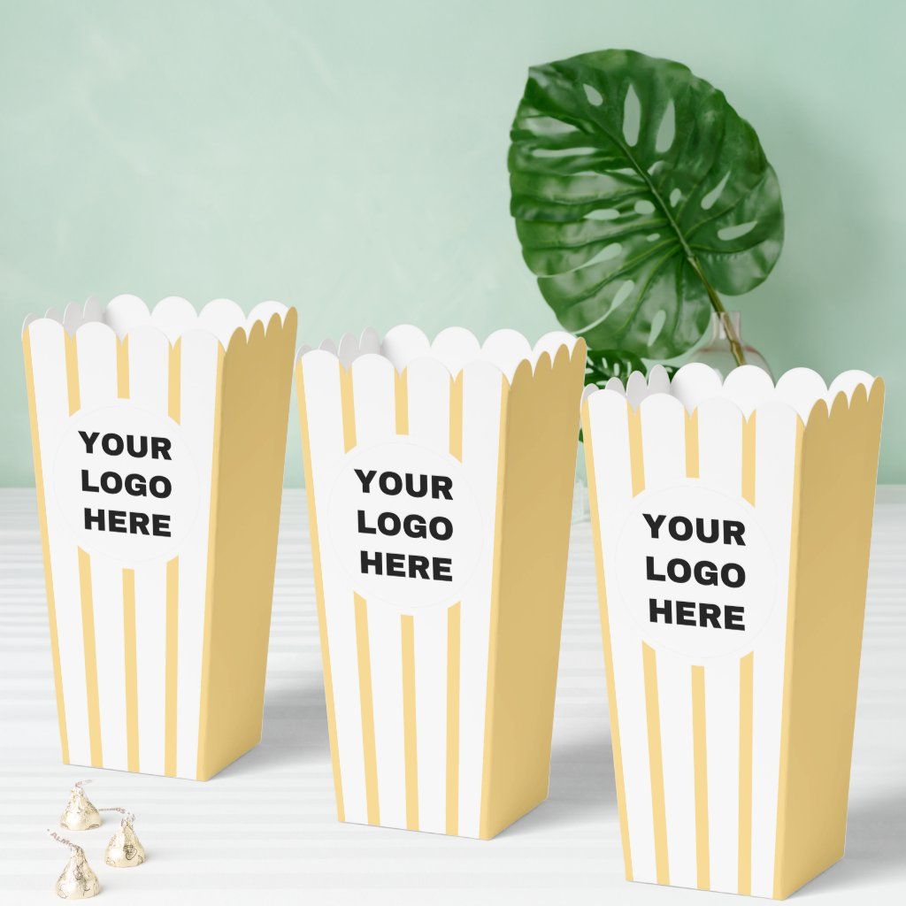 Custom Popcorn Boxes With Logo