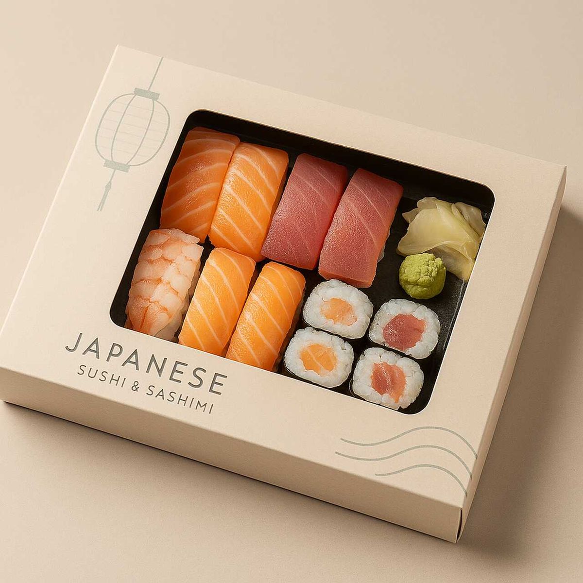 Custom Printed Sushi Food Boxes