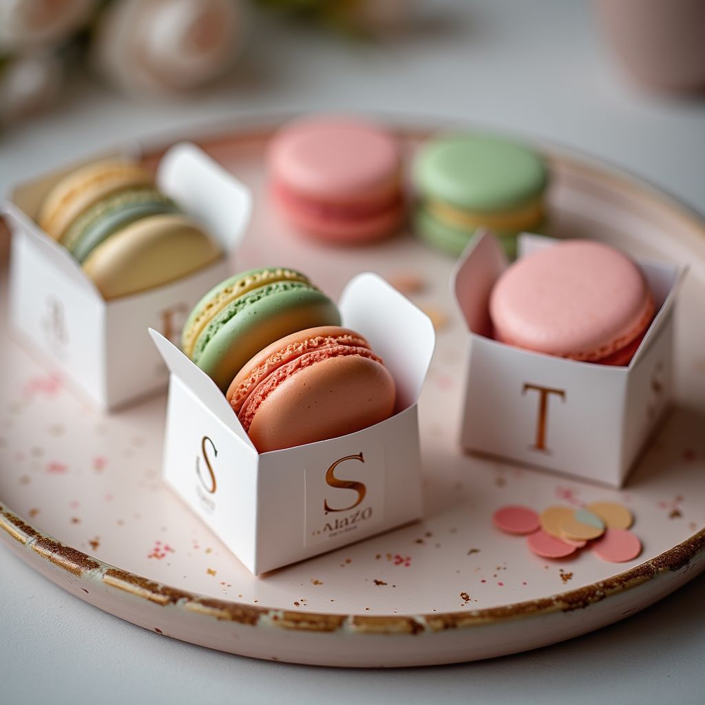 Custom Single Macaron Box