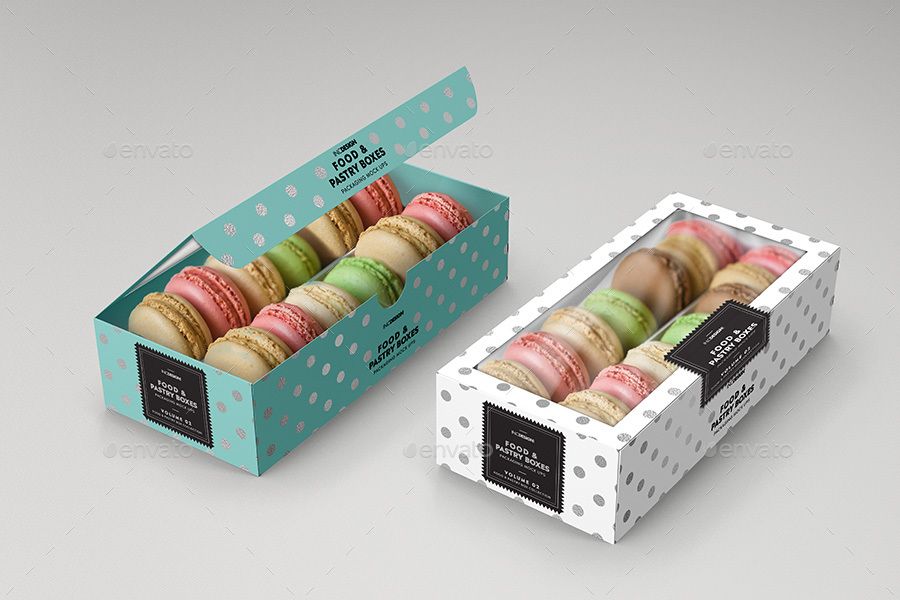 Custom Tuck Top Macaron Boxes