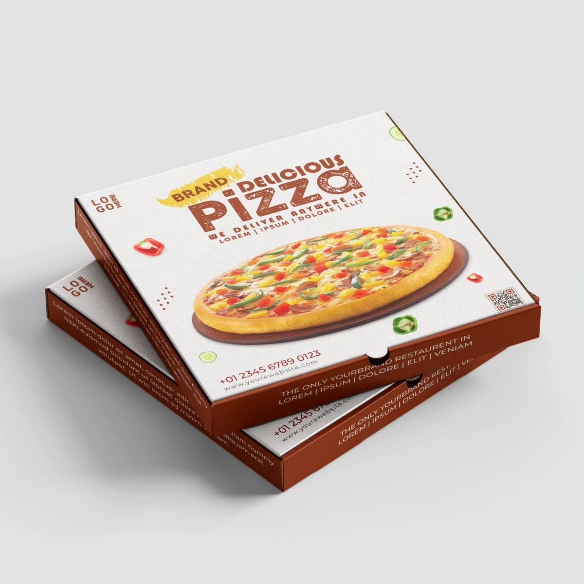 Digital Printed Pizza Boxes