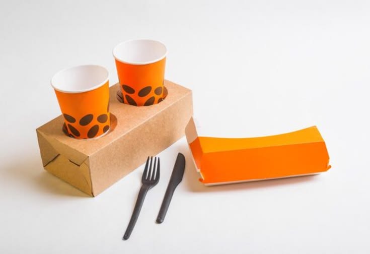Grease Repellent Takeout Boxes