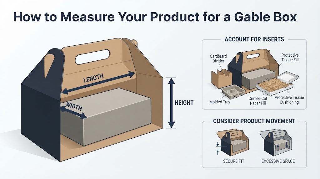 Small vs. Large Gable Boxes: How to Choose the Right Size 3 How to Measure Your Product for a Gable Box