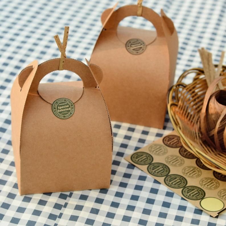 Kraft Gable Boxes