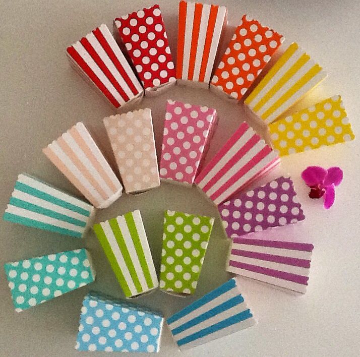 Popcorn Multicolor Boxes