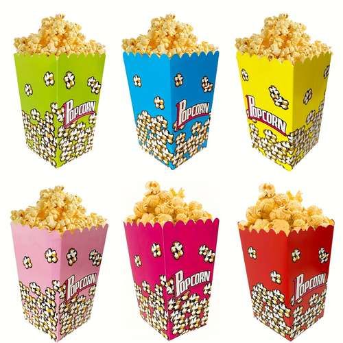 Shaped Inside Outside Printed Popcorn Boxes
