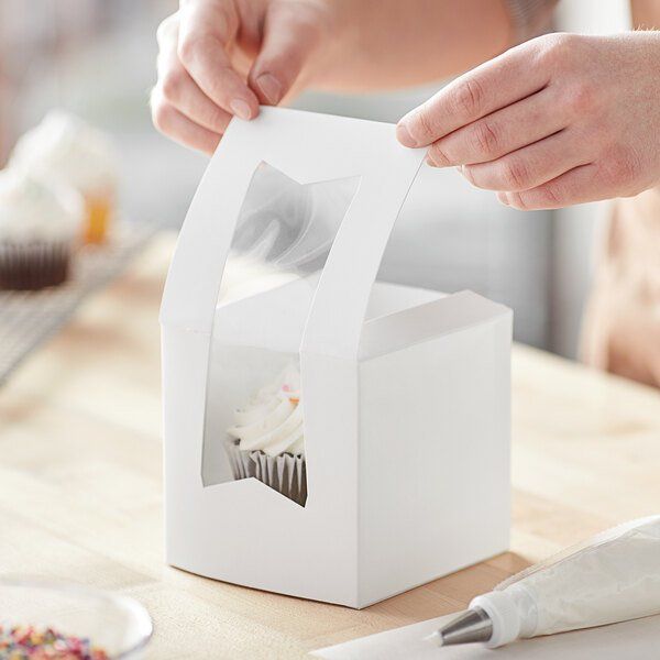 White Bakery Boxes with Window1