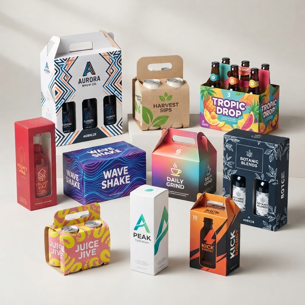 Custom Beverages Boxes