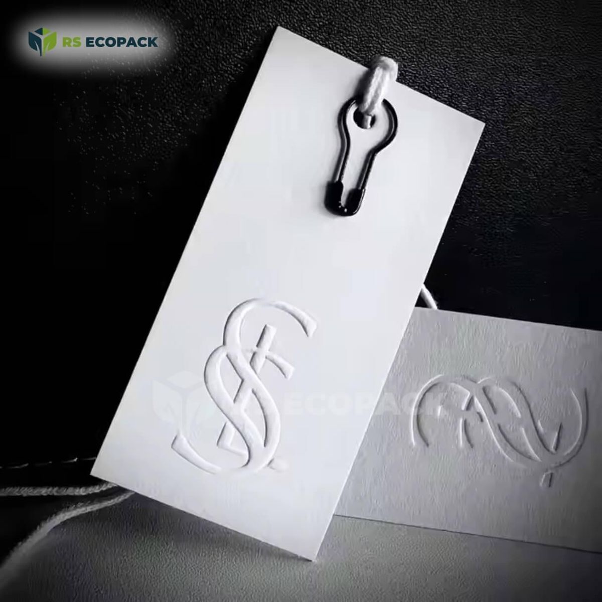 Custom Embossed Hangtag Debossed