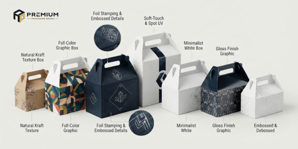 Custom Printed Gable Boxes: Printing Methods, Finishes & Branding Options 2 Custom Printed Gable Boxes