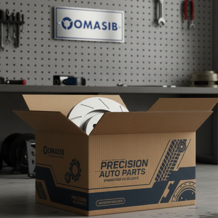 Custom automotive shipping boxes for auto parts