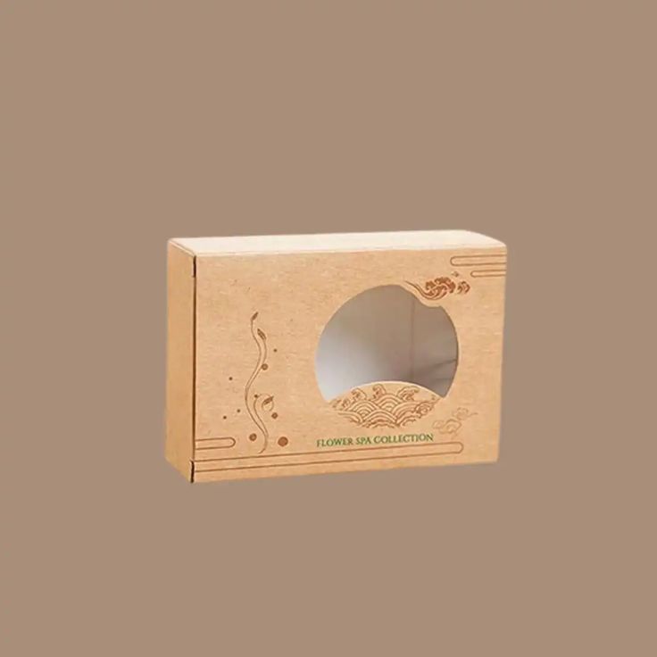 kraft boxes with window