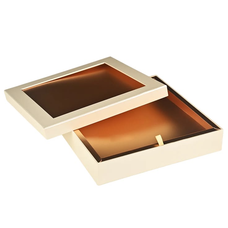 lid tray boxes with display window
